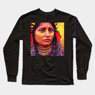 indigenous goddess #6 Long Sleeve T-Shirt